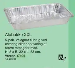 Harald Nyborg Alubakke XXL tilbud