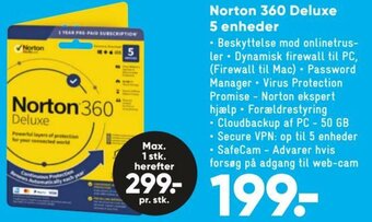 Bilka Norton 360 Deluxe 5 Enheder tilbud