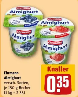 REWE DE Ehrmann Almighurt tilbud