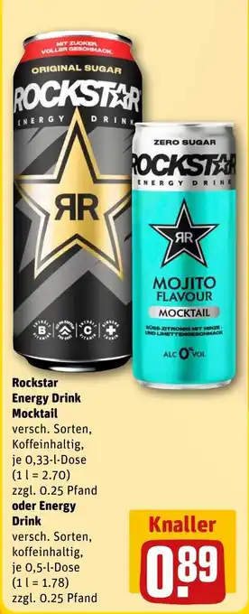 Rockstar Energy Drink Mocktail