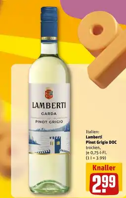 REWE DE Lamberti Pinot Grigio DOC tilbud