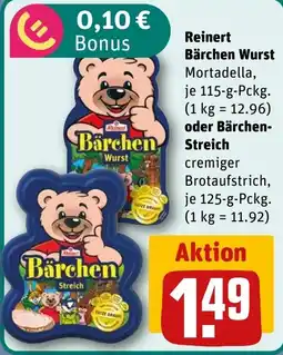 REWE DE Bärchen Wurst Mortadella tilbud