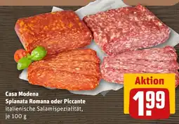 REWE DE Casa Modena Spianata Romana oder Piccante tilbud