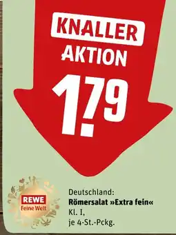 REWE DE Rewe Römersalat »Extra fein« tilbud