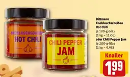 REWE DE Dittmann chili pepper jam tilbud