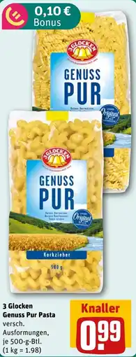 REWE DE 3 Glocken Genuss Pur Pasta tilbud