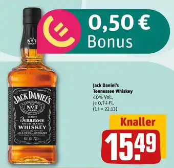 REWE DE Jack Daniel's Tennessee Whiskey tilbud