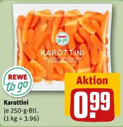 REWE DE Rewe to go Karottini tilbud