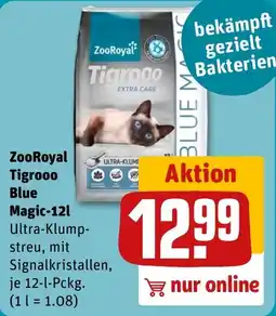 REWE DE ZooRoyal Tigrooo Blue Magic-12l tilbud