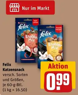 REWE DE Felix Katzensnack tilbud