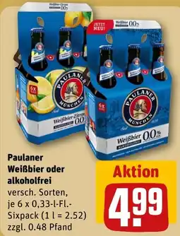REWE DE Paulaner Weißbier tilbud