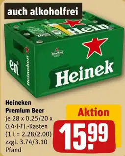 REWE DE Heineken Premium Beer tilbud