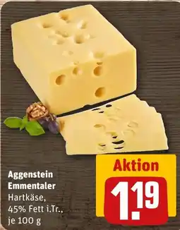 REWE DE Aggenstein Emmentaler tilbud
