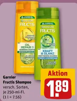 REWE DE Garnier Fructis Shampoo tilbud