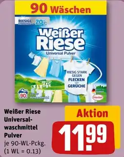 REWE DE Weißer Riese Universal-waschmittel Pulver tilbud