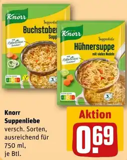 REWE DE Knorr Suppenliebe tilbud