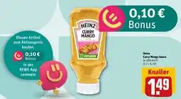 REWE DE Heinz Curry Mango Sauce tilbud