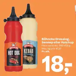 Let-Køb Bähncke Dressing, Sennep eller Ketchup tilbud