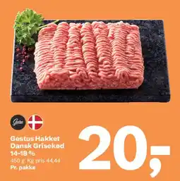 Let-Køb Gestus Hakket Dansk Grisekød tilbud