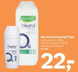 Let-Køb Neutral Personlig Pleje tilbud