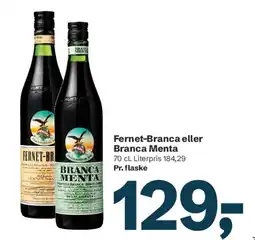 Let-Køb Fernet-Branca / Branca Menta tilbud