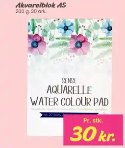 Hi five Sense aquarelle water colour pad tilbud