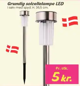 Hi five Grundig solcellelampe LED tilbud