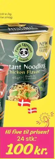 Hi five Panda Expressen Instant Noodles Chicken Flavor tilbud