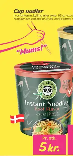 Hi five Panda Expressen Instant Noodles Beef Flavor tilbud