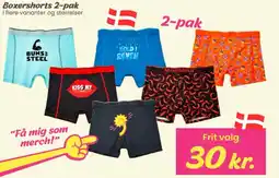 Hi five Boxershorts 2-pak tilbud