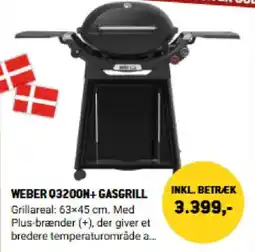 XL-BYG Weber Q3200N+ gasgrill tilbud