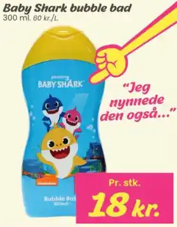 Hi five Baby Shark bubble bad tilbud