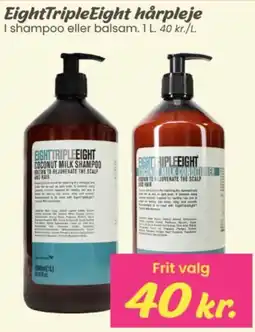 Hi five EightTripleEight hårpleje tilbud