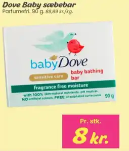 Hi five babyDove baby bathing bar tilbud