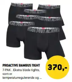 XL-BYG Proactive Bambus Tight tilbud
