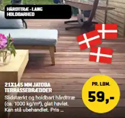 XL-BYG Jatoba Terrassebrædder tilbud