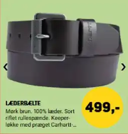 XL-BYG Carhartt Lederbælte tilbud