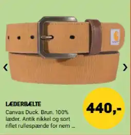 XL-BYG Carhartt Lederbælte tilbud