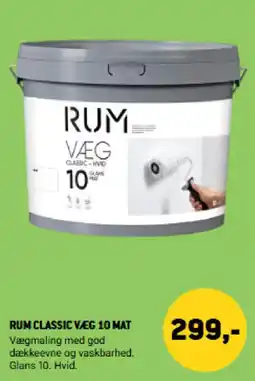 XL-BYG Rum vægmaling 10 mat tilbud