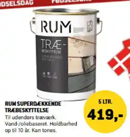 XL-BYG Rum træbeskyttelse tilbud