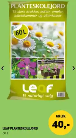 XL-BYG Leaf planteskolejord tilbud