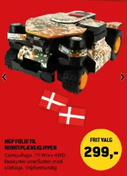 XL-BYG Ngp Folie Til Robotplæneklipper tilbud