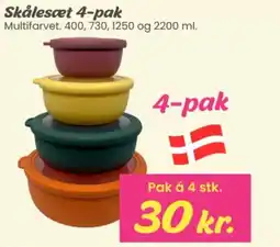 Hi five Skålesæt 4-pak tilbud