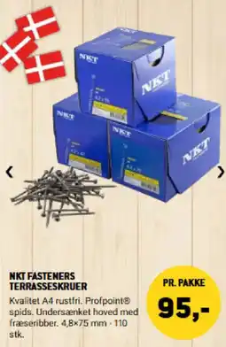 XL-BYG Nkt Fasteners Terrasseskruer tilbud
