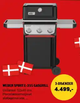 XL-BYG Weber spirit e-315 gasgrill tilbud