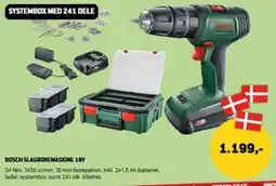 XL-BYG Bosch Slagboremaskine 18V tilbud