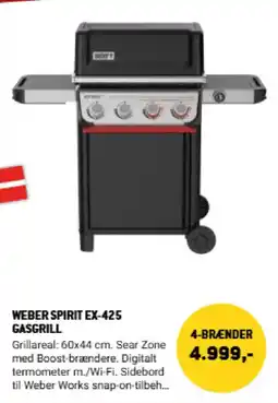 XL-BYG Weber spirit ex-425 gasgrill tilbud