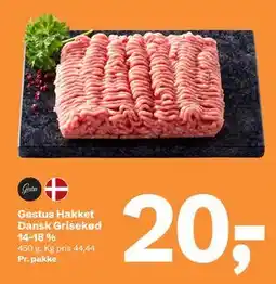 Let-Køb Gestus Hakket Dansk Grisekød 14-18 % tilbud
