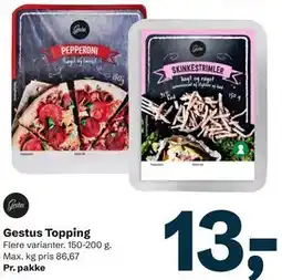Let-Køb Gestus Topping tilbud