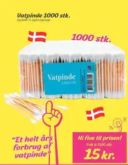 Hi five Vatpinde 1000 stk tilbud